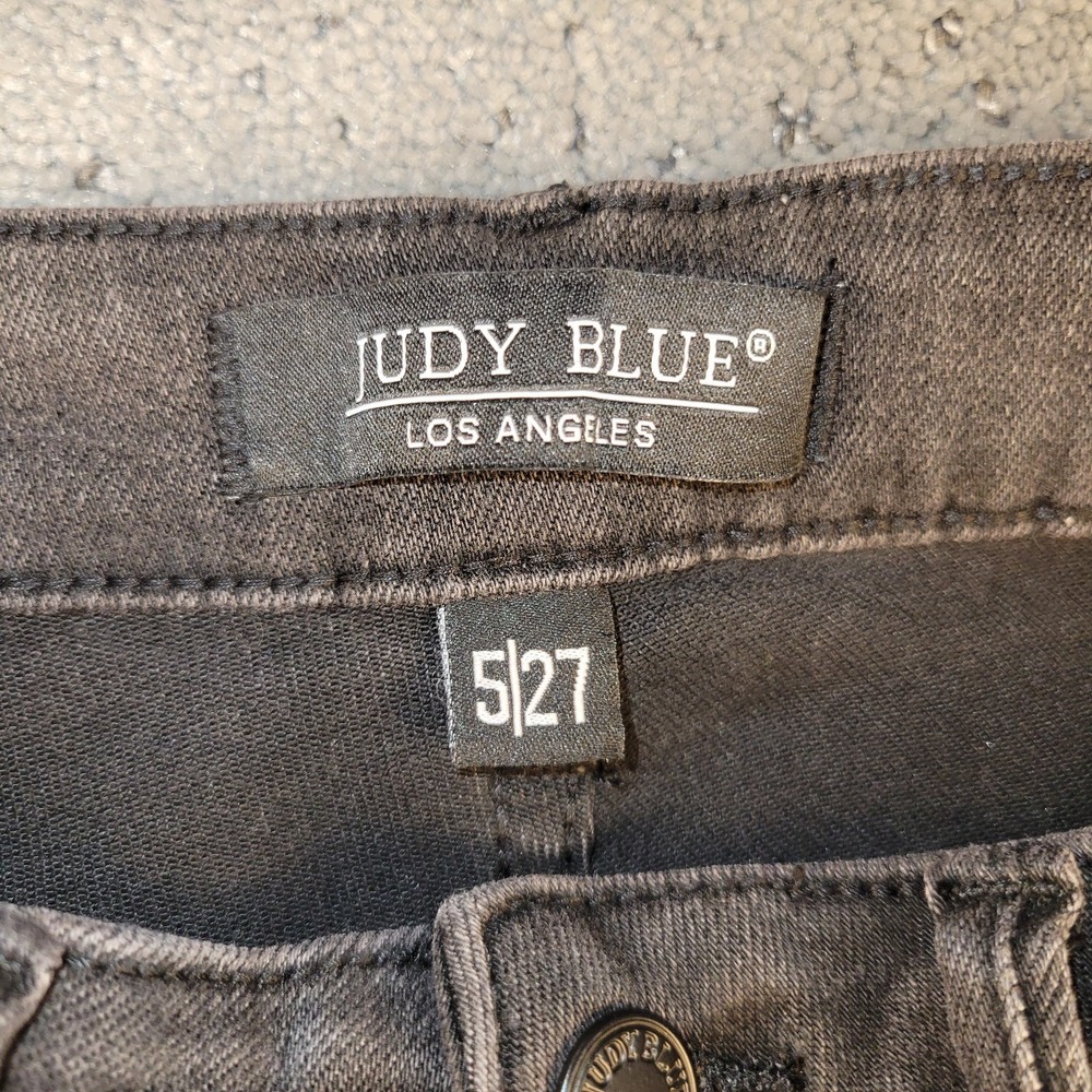 Judy Blue Jeans Womens‎ 5/27 Black Tummy Control Skinny Fit Slimming Stretch - Picture 3 of 6